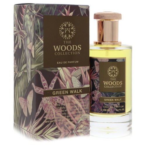 The Woods Collection Green Walk by The Woods CollectionEau De Parfum Spray (Unisex) 3.4 oz 3.4 oz / 100 ml / Alcohol, Amber, Woody,
