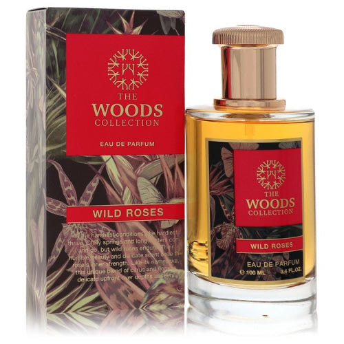 The Woods Collection Wild Roses by The Woods CollectionEau De Parfum Spray (Unisex) 3.4 oz 3.4 oz / 100 ml / Alcohol, Amber, Woody,