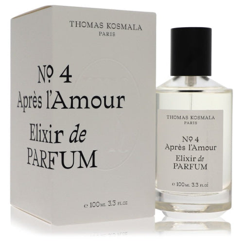 Thomas Kosmala No 4 Apres L’Amour by Thomas KosmalaElixir De Parfum Spray(Unisex) 3.4 oz 3.4 oz / 100 ml / Alcohol, Amber, Woody, Aldehyde,
