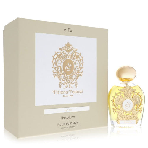 Tiziana Terenzi Lyncis by Tiziana TerenziExtrait De Parfum Spray (Unisex) 3.38 oz 3.38 oz / 100 ml / Alcohol, Amber, Woody, Aldehyde, Oils