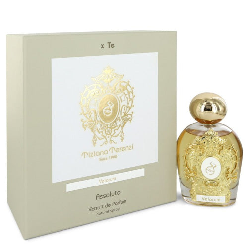 Tiziana Terenzi Velorum by Tiziana TerenziExtrait De Parfum Spray (Unisex) 3.38 oz 3.38 oz / 100 ml / Alcohol, Amber, Woody, Aldehyde, Oils