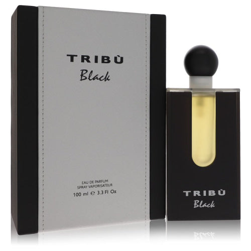 Tribu Black by BenettonEau De Parfum Spray 3.3 oz 3.3 oz / 100 ml / Alcohol, Amber, Woody, Aldehyde, Oils Men