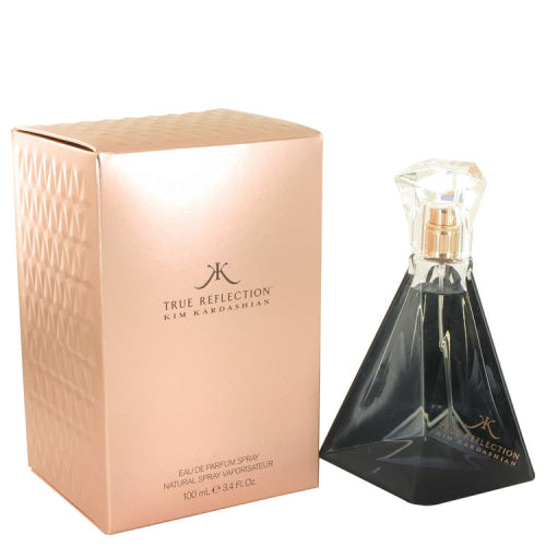 True Reflection by Kim KardashianEau De Parfum Spray 3.4 oz 3.4 oz / 100 ml / Alcohol, Amber, Woody, Aldehyde, Oils Women