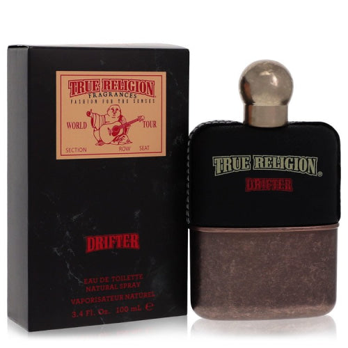 True Religion Drifter by True ReligionEau De Toilette Spray 3.4 oz 3.4 oz / 100 ml / Alcohol, Amber, Woody, Aldehyde, Oils Men