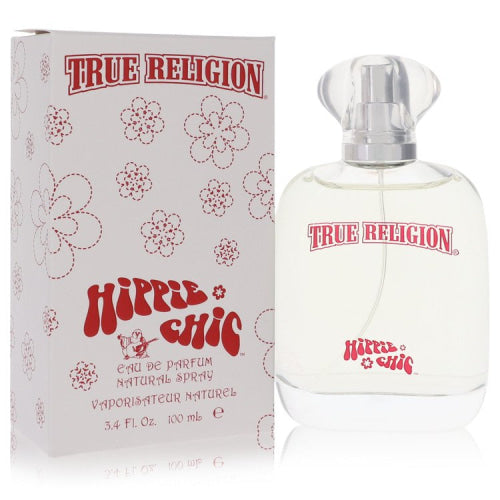 True Religion Hippie Chic by True ReligionEau De Parfum Spray 3.4 oz 3.4 oz / 100 ml / Alcohol, Amber, Woody, Aldehyde, Oils Women