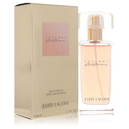 Tuscany Per Donna by Estee LauderEau De Parfum Spray 1.7 oz 1.7 oz / 50 ml / Alcohol, Amber, Woody, Aldehyde, Oils Women