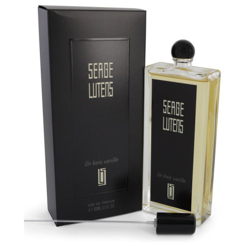 Un Bois Vanille by Serge LutensEau De Parfum Spray (Unisex) 3.3 oz 3.3 oz / 100 ml / Alcohol, Amber, Woody, Aldehyde, Oils Unisex
