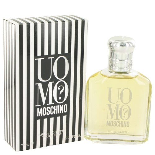 Uomo Moschino by MoschinoEau De Toilette Spray 2.5 oz 2.5 oz / 75 ml / Alcohol, Amber, Woody, Aldehyde, Oils Men
