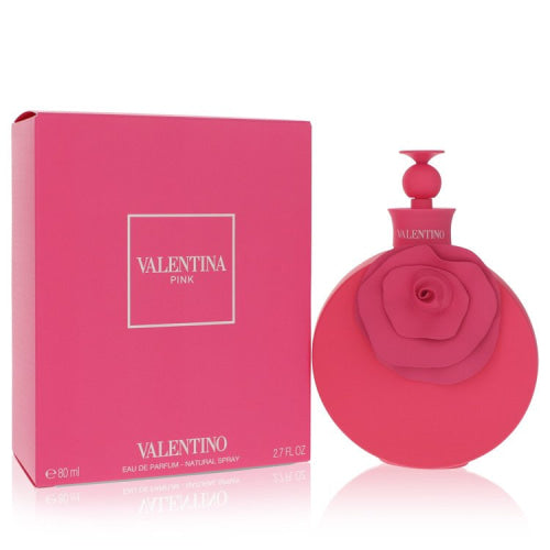 Valentina Pink by ValentinoEau De Parfum Spray 2.7 oz 2.7 oz / 80 ml / Alcohol, Amber, Woody, Aldehyde, Oils Women