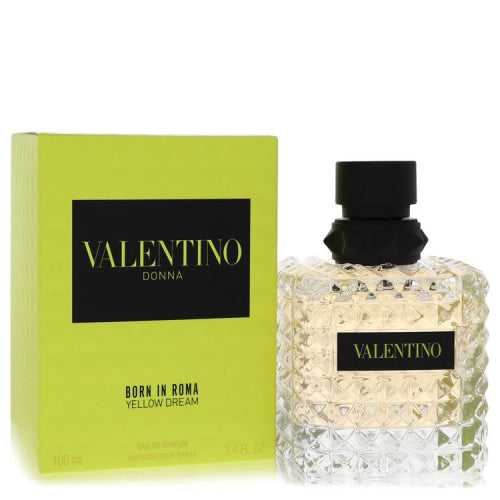 Valentino Donna Born In Roma Yellow Dream by ValentinoEau De Parfum Spray 3.4 oz 3.4 oz / 100 ml / Alcohol, Amber, Woody, Aldehyde, Oils