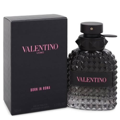 Valentino Uomo Born In Roma by ValentinoEau De Toilette Spray 1.7 oz 1.7 oz / 50 ml / Alcohol, Amber, Woody, Aldehyde, Oils Men