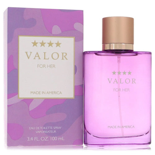 Valor by DanaEau De Toilette Spray 3.4 oz 3.4 oz / 100 ml / Alcohol, Amber, Woody, Aldehyde, Oils Women