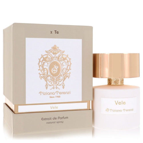 Vele by Tiziana TerenziExtrait De Parfum Spray 3.38 oz 3.38 oz / 100 ml / Alcohol, Amber, Woody, Aldehyde, Oils Women
