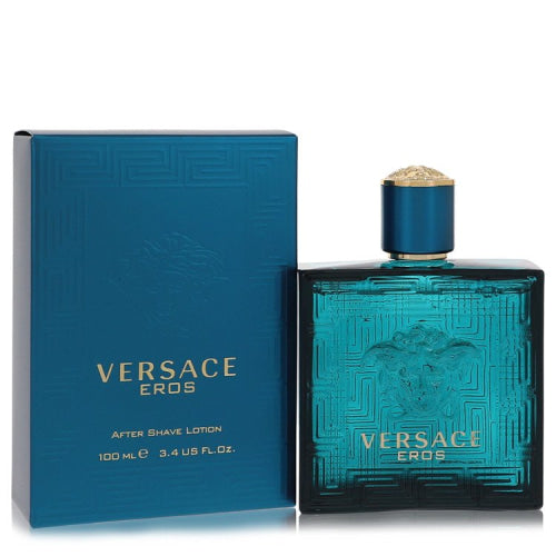Versace Eros by VersaceAfter Shave Lotion 3.4 oz 3.4 oz / 100 ml / Alcohol, Amber, Woody, Aldehyde, Oils Men
