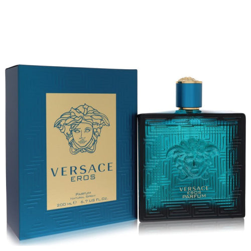 Versace Eros by VersaceParfum Spray 6.8 oz 6.8 oz / 200 ml / Alcohol, Amber, Woody, Aldehyde, Oils Men