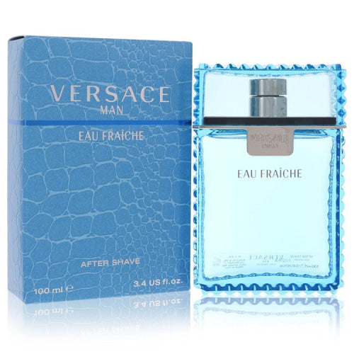 Versace Man by VersaceEau Fraiche After Shave 3.4 oz 3.4 oz / 100 ml / Alcohol, Amber, Woody, Aldehyde, Oils Men
