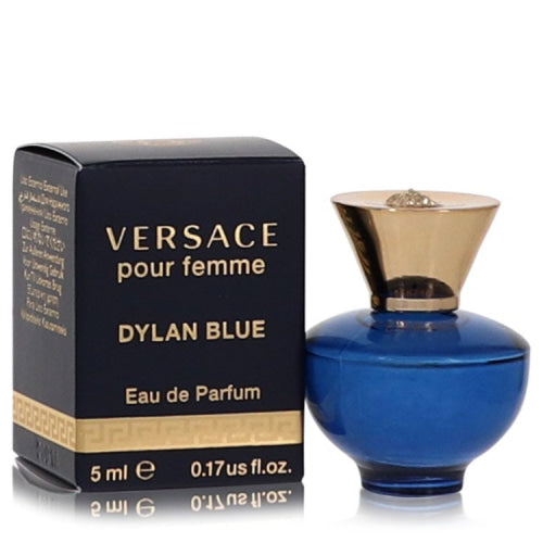 Versace Pour Femme Dylan Blue by VersaceMini EDP.17 oz.17 oz / 5 ml / Alcohol, Amber, Woody, Aldehyde, Oils Women