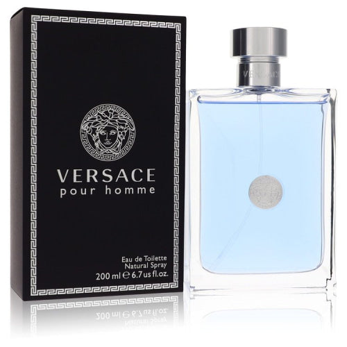 Versace Pour Homme by VersaceEau De Toilette Spray 6.7 oz 6.7 oz / 200 ml / Alcohol, Amber, Woody, Aldehyde, Oils Men