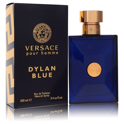 Versace Pour Homme Dylan Blue by VersaceEau De Toilette Spray 3.4 oz 3.4 oz / 100 ml / Alcohol, Amber, Woody, Aldehyde, Oils Men