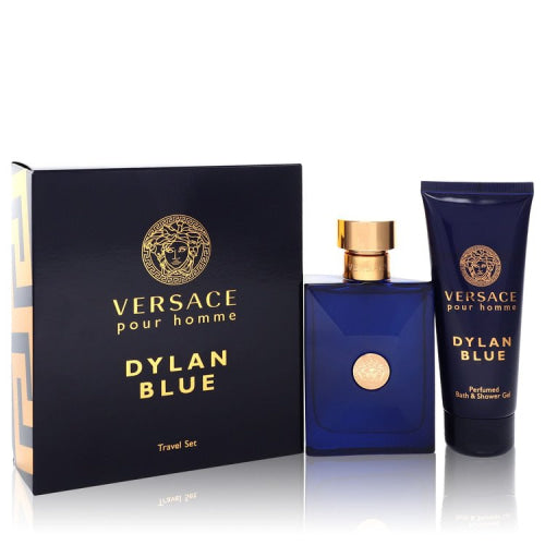 Versace Pour Homme Dylan Blue by VersaceGift Set -- 3.4 oz Eau de Toilette Spray + 3.4 oz Shower Gel -- / -- / Alcohol, Amber, Woody,