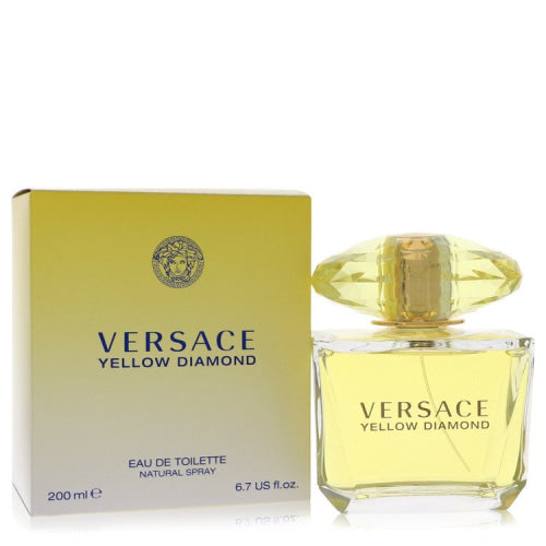 Versace Yellow Diamond by VersaceEau De Toilette Spray 6.7 oz 6.7 oz / 200 ml / Alcohol, Amber, Woody, Aldehyde, Oils Women