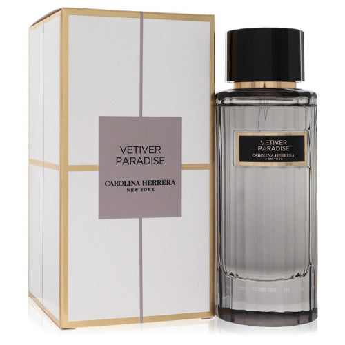 Vetiver Paradise by Carolina HerreraEau De Toilette Spray (Unisex) 3.4 oz 3.4 oz / 100 ml / Alcohol, Amber, Woody, Aldehyde, Oils Unisex