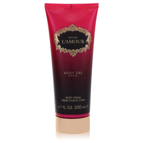 Vicky Tiel Pour L’amour by Vicky TielBody Cream 6.7 oz 6.7 oz / 200 ml / Alcohol, Amber, Woody, Aldehyde, Oils Women