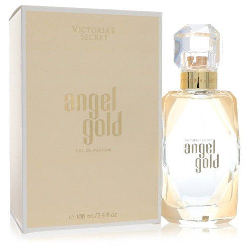Victoria’s Secret Angel Gold by Victoria’s SecretEau De Parfum Spray 3.4 oz 3.4 oz / 100 ml / Alcohol, Amber, Woody, Aldehyde, Oils Women