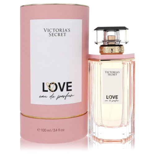 Victoria’s Secret Love by Victoria’s SecretEau De Parfum Spray 3.4 oz 3.4 oz / 100 ml / Alcohol, Amber, Woody, Aldehyde, Oils Women