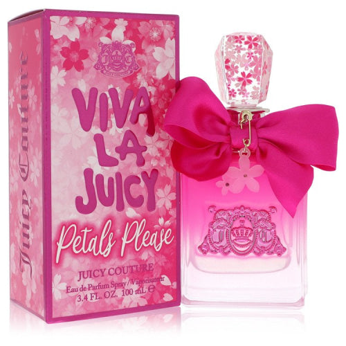 Viva La Juicy Petals Please by Juicy CoutureEau De Parfum Spray 3.4 oz 3.4 oz / 100 ml / Alcohol, Amber, Woody, Aldehyde, Oils Women