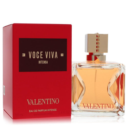 Voce Viva Intensa by ValentinoEau De Parfum Spray 3.4 oz 3.4 oz / 100 ml / Alcohol, Amber, Woody, Aldehyde, Oils Women
