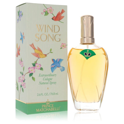 Wind Song by Prince MatchabelliCologne Spray 2.6 oz 2.6 oz / 77 ml / Alcohol, Amber, Woody, Aldehyde, Oils Women