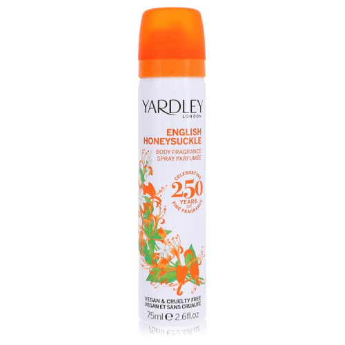 Yardley English Honeysuckle by Yardley LondonBody Fragrance Spray 2.6 oz 2.6 oz / 77 ml / Alcohol, Amber, Woody, Aldehyde, Oils Women