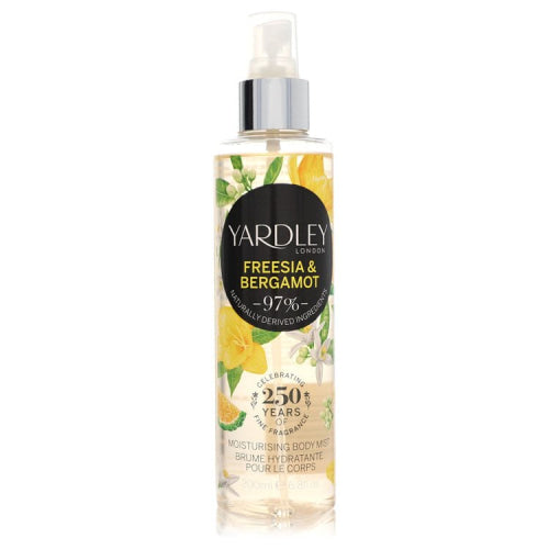 Yardley Freesia & Bergamot by Yardley LondonBody Mist 6.8 oz 6.8 oz / 200 ml / Alcohol, Amber, Woody, Aldehyde, Oils Women
