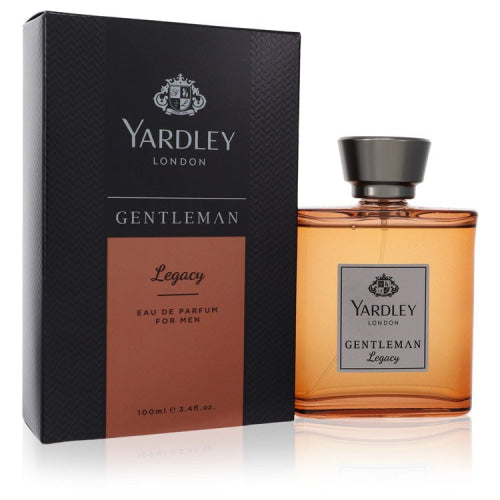 Yardley Gentleman Legacy by Yardley LondonEau De Parfum Spray 3.4 oz 3.4 oz / 100 ml / Alcohol, Amber, Woody, Aldehyde, Oils Men