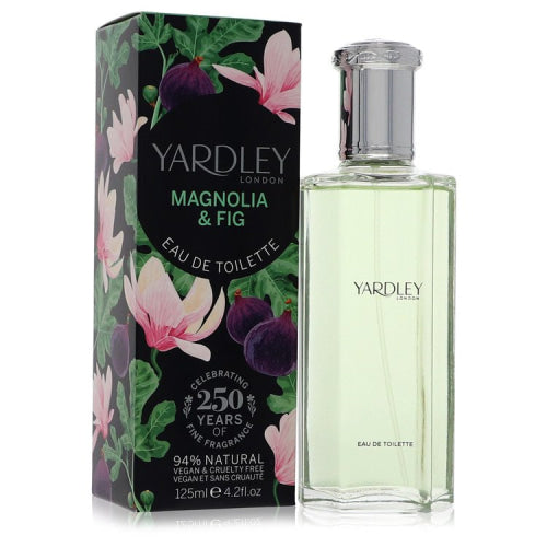 Yardley Magnolia & Fig by Yardley LondonEau De Toilette Spray 4.2 oz 4.2 oz / 125 ml / Alcohol, Amber, Woody, Aldehyde, Oils Women