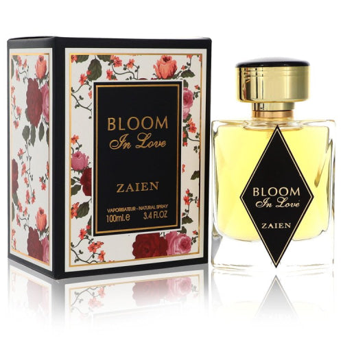 Zaien Bloom In Love by ZaienEau De Parfum Spray 3.4 oz 3.4 oz / 100 ml / Alcohol, Amber, Woody, Aldehyde, Oils Women