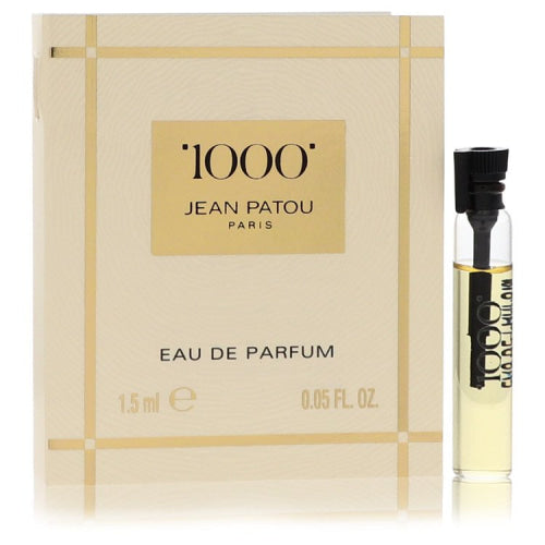 1000 by Jean PatouVial (sample).06 oz.06 oz / 2 ml / Alcohol, Amber, Woody, Aldehyde, Oils Women