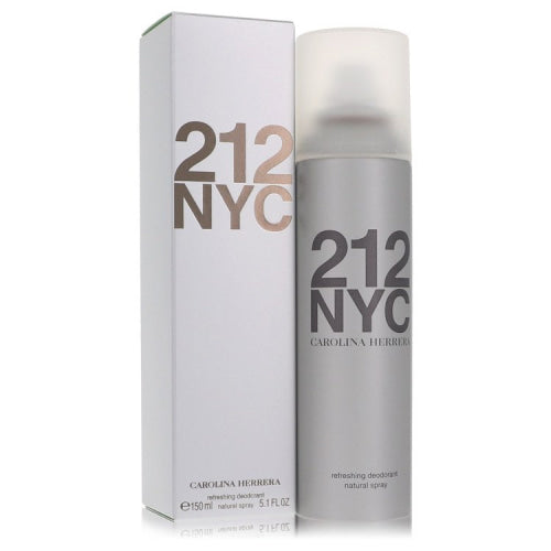 212 by Carolina HerreraDeodorant Spray 5.1 oz 5.1 oz / 151 ml / Alcohol, Amber, Woody, Aldehyde, Oils Women