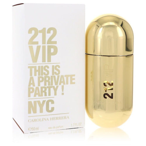 212 Vip by Carolina HerreraEau De Parfum Spray 1.7 oz 1.7 oz / 50 ml / Alcohol, Amber, Woody, Aldehyde, Oils Women