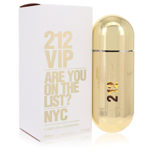 212 Vip by Carolina HerreraEau De Parfum Spray 2.7 oz 2.7 oz / 80 ml / Alcohol, Amber, Woody, Aldehyde, Oils Women