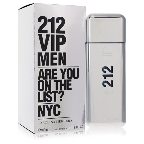 212 Vip by Carolina HerreraEau De Toilette Spray 3.4 oz 3.4 oz / 100 ml / Alcohol, Amber, Woody, Aldehyde, Oils Men