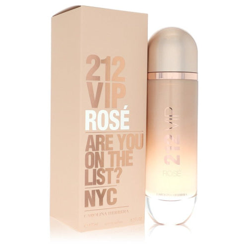 212 VIP Rose by Carolina HerreraEau De Parfum Spray 4.2 oz 4.2 oz / 125 ml / Alcohol, Amber, Woody, Aldehyde, Oils Women