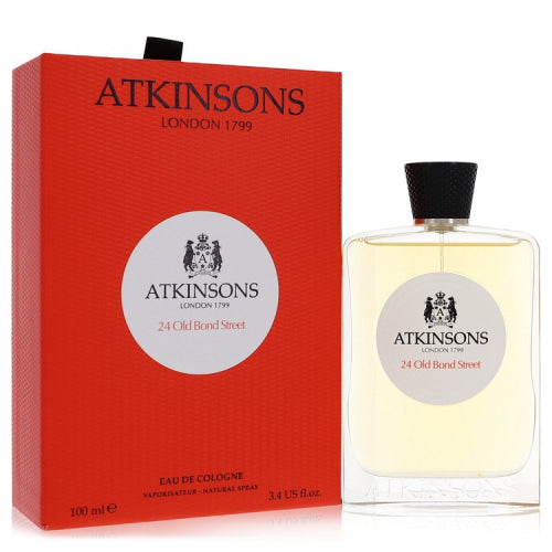24 Old Bond Street by AtkinsonsEau De Cologne Spray 3.3 oz 3.3 oz / 100 ml / Alcohol, Amber, Woody, Aldehyde, Oils Men