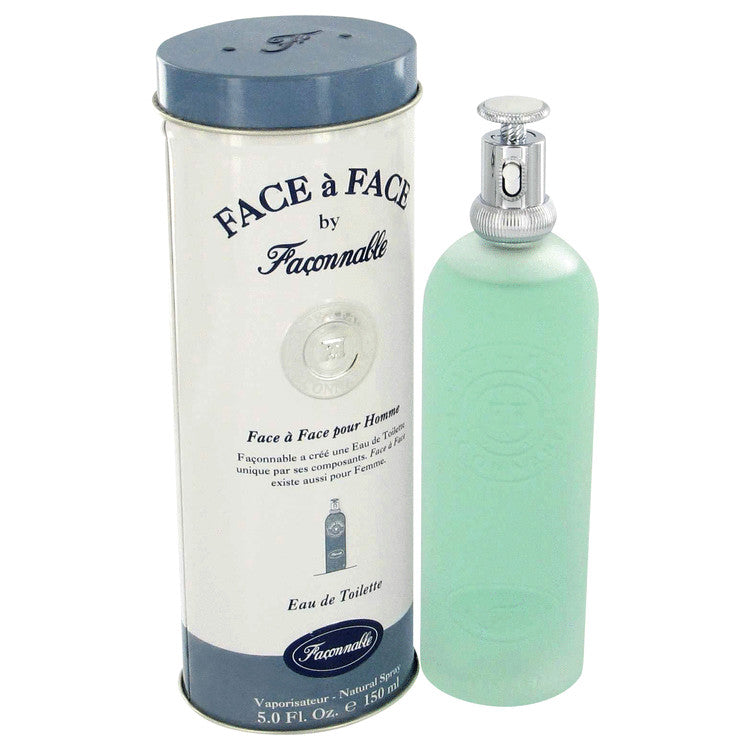 Face A Face by Faconnable - Gift Set -- 5 oz Eau De Toilette Spray + 5 oz Deodorant Spray + 3.3 oz After Shave + 5 oz Soap