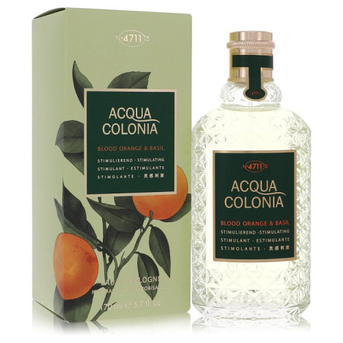 4711 Acqua Colonia Blood Orange & Basil by 4711Eau De Cologne Spray (Unisex) 5.7 oz 5.7 oz / 169 ml / Alcohol, Amber, Woody, Aldehyde, Oils