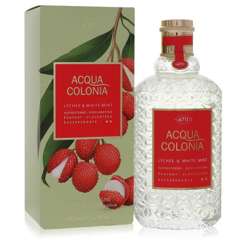 4711 Acqua Colonia Lychee & White Mint by 4711Eau De Cologne Spray (unisex) 5.7 oz 5.7 oz / 169 ml / Alcohol, Amber, Woody, Aldehyde, Oils