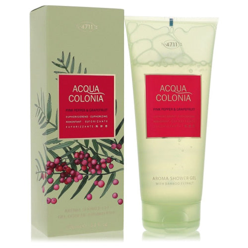 4711 Acqua Colonia Pink Pepper & Grapefruit by 4711Shower Gel 6.8 oz 6.8 oz / 200 ml / Alcohol, Amber, Woody, Aldehyde, Oils Women
