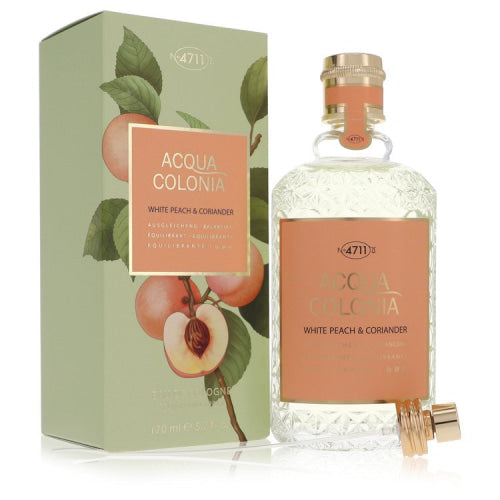 4711 Acqua Colonia White Peach & Coriander by 4711Eau De Cologne Spray (Unisex) 5.7 oz 5.7 oz / 169 ml / Alcohol, Amber, Woody, Aldehyde,