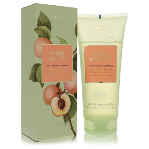 4711 Acqua Colonia White Peach & Coriander by 4711Shower Gel 6.8 oz 6.8 oz / 200 ml / Alcohol, Amber, Woody, Aldehyde, Oils Women